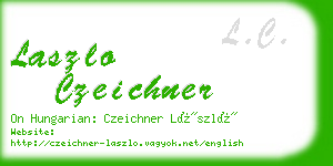 laszlo czeichner business card